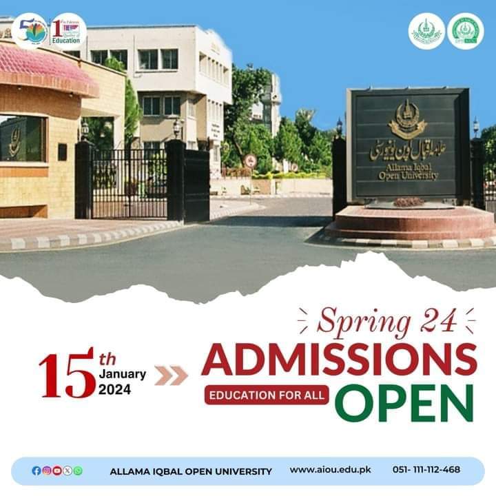 admission open spring 2024